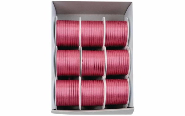 Offres ✨ GOLDINA Ruban Cadeau Satin 3 Mm X 10 M, Rose – Emballage Cadeau ✔️ 1