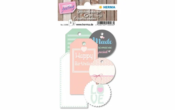 De gros ⌛ Herma Stickers Étiquette Pour Cadeau Home 6 Stück – Emballage Cadeau 😀 1