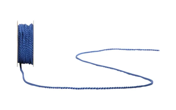 Coupon 👏 Spyk Ruban Cadeau Cordon De Soie 2.5 Mm X 5 M, Bleu Royal – Emballage Cadeau 🥰 1