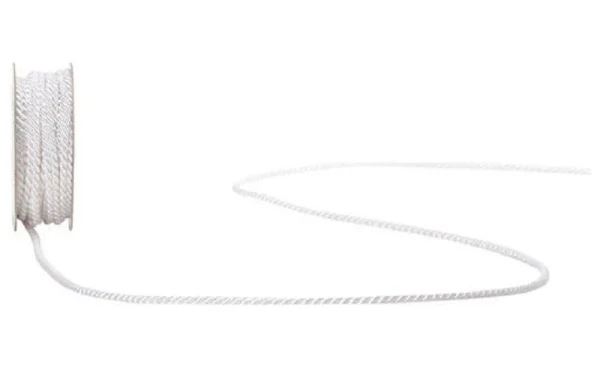 De gros 😀 Spyk Ruban Cadeau Cordon De Soie 2.5 Mm X 5 M, Blanc – Emballage Cadeau ⌛ 1