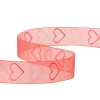Meilleure affaire 👍 Spyk Ruban Cadeau Cubino Sentimenti 25 Mm X 3 M, Rouge/Argenté – Emballage Cadeau 🎁 5
