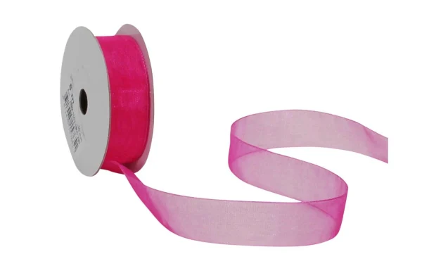 Offres 🥰 Spyk Ruban Cadeau Organsa 15 Mm X 8 M, Rose – Emballage Cadeau 🤩 1