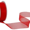 Meilleure affaire 💯 Spyk Ruban Cadeau Organsa 15 Mm X 8 M, Rouge – Emballage Cadeau ✔️ 5
