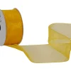 Acheter ⭐ Spyk Ruban Cadeau Organsa 25 Mm X 6 M, Jaune – Emballage Cadeau 👍 7