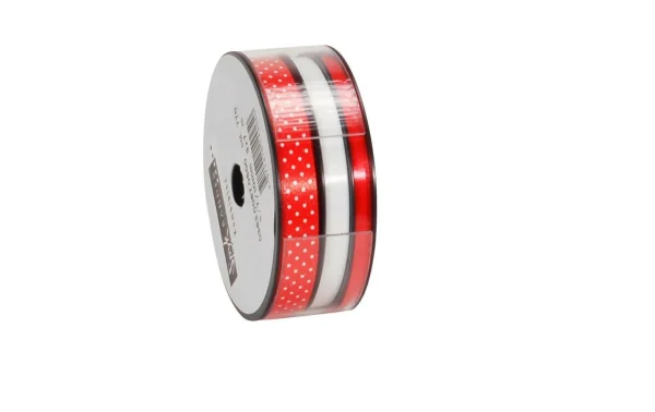 Top 10 ❤️ Spyk Ruban Cadeau Points 3 X 7 Mm X 7 M, Rouge/Blanc – Emballage Cadeau ❤️ 1