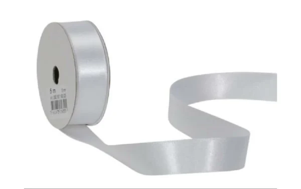 Acheter 🧨 Spyk Ruban Cadeau Satin 16 Mm X 5 M, Blanc – Emballage Cadeau 🧨 1