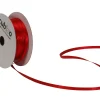 Sortie 🧨 Spyk Ruban Cadeau Satin 3 Mm X 8 M, Rouge – Emballage Cadeau 🔔 7