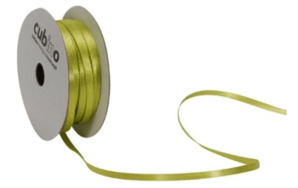 Meilleure vente ❤️ Spyk Ruban Cadeau Satin 3 Mm X 8 M, Vert – Emballage Cadeau ❤️ 1