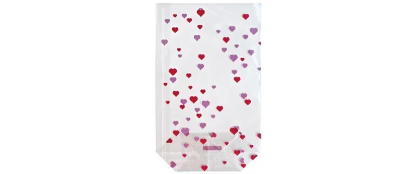 Promo 🛒 Braun + Company Emballage Des Biscuits Coeurs 14.5 X 23.5 Cm, Multicolore – Emballage Cadeau 🥰 1