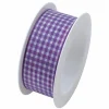 Coupon 💯 Braun + Company Ruban Cadeau Vichy 25 Mm X 2 M, Violet – Emballage Cadeau 🔥 7