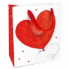 Coupon ⌛ Braun + Company Sac Cadeau Big Balloon 18 X 21 X 8 Cm, Rouge – Emballage Cadeau 👏 7