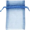 Bon marché 🔔 Creativ Company Sac En Organza Organza 7 X 10 Cm Bleu, 10 Pièces – Emballage Cadeau 🎁 11