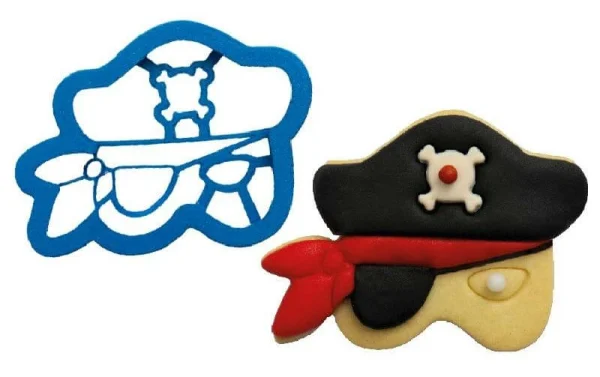 Grosses soldes 👍 Decora Emporte-pièce Pour Biscuits 1 Pièce, Masque De Pirate – Emporte-pièce 👍 3