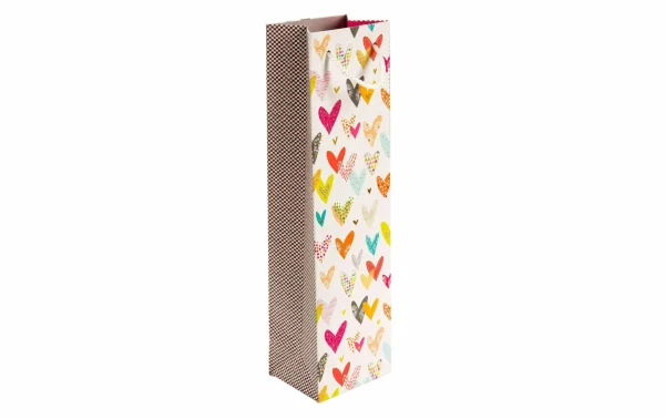 Coupon 👍 Goldbuch Sac à Bouteilles Lots Of Hearts Multicolore – Emballage Cadeau ❤️ 1