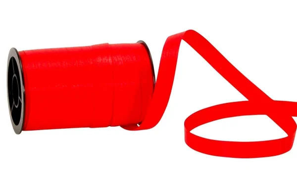 Vente flash 🤩 Spyk Ruban Cadeau Poly Matt 10 Mm X 20 M, Rouge – Emballage Cadeau 👏 1