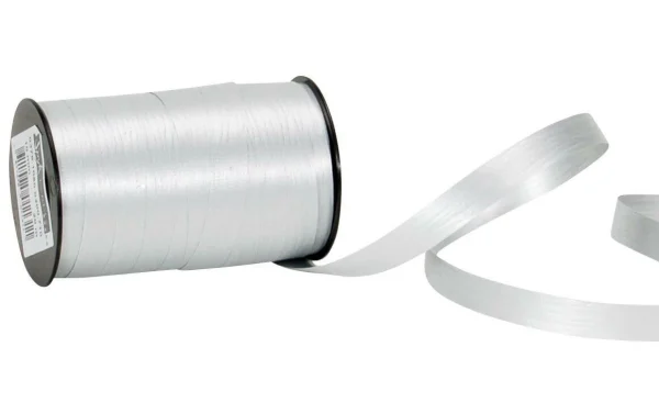 Le moins cher ⌛ Spyk Ruban Cadeau Poly Matt 10 Mm X 20 M, Argenté – Emballage Cadeau 🔥 1