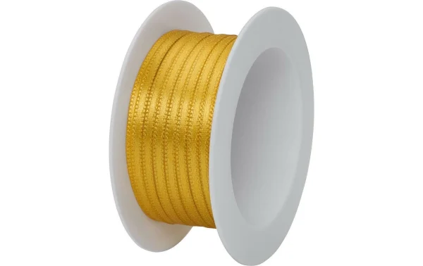 Offres 🔥 Stewo Ruban Cadeau Double Satin 3 Mm X 5 M, Doré – Emballage Cadeau ✔️ 1