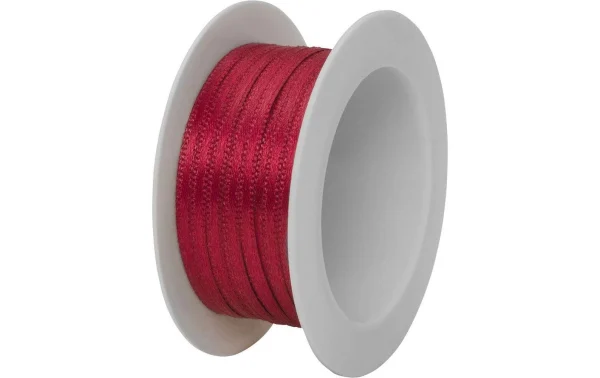 Vente flash 😉 Stewo Ruban Cadeau Double Satin 3 Mm X 5 M, Bordeaux – Emballage Cadeau 😀 1