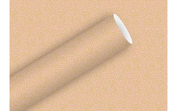 Vente flash ✔️ Braun + Company Papier Cadeau Minidots 70 Cm X 2 M, Rose – Emballage Cadeau ❤️ 1