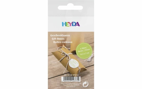 Budget ⭐ Heyda Carton Cadeau 70 X 105 Mm 6 Pièces, Nature – Emballage Cadeau 😀 3