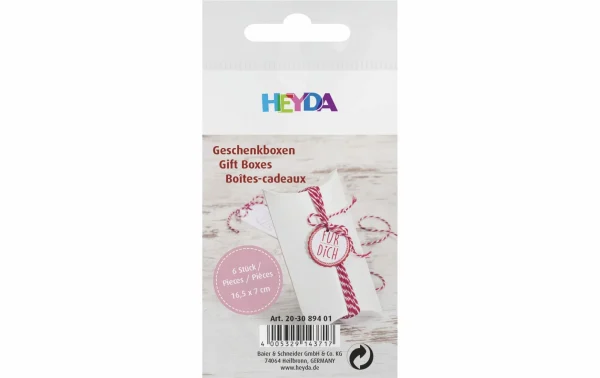 De gros 😉 Heyda Carton Cadeau 70 X 105 Mm 6 Pièces, Crème – Emballage Cadeau 👏 3