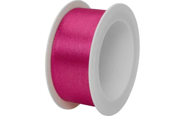 Promo 🥰 Stewo Ruban Cadeau Double Satin 25 Mm X 3 M, Rose – Emballage Cadeau 😀 1