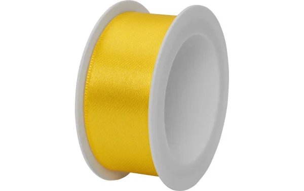 Meilleur prix ✔️ Stewo Ruban Cadeau Double Satin 25 Mm X 3 M, Jaune – Emballage Cadeau ✔️ 1