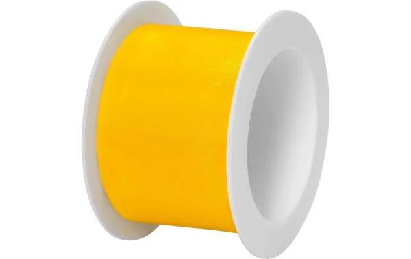 Offres 💯 Stewo Ruban Cadeau Organza 40 Mm X 4 M, Jaune – Emballage Cadeau 🌟 1