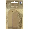 Meilleure affaire ✨ URSUS Étiquette Pour Cadeau 12 Pièces, Marron – Emballage Cadeau 🥰 7
