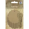 Sortie 🧨 URSUS Étiquette Pour Cadeau 6 Cm 12 Pièces, Marron – Emballage Cadeau 🔥 5