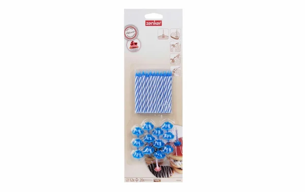 Bon marché 🧨 Zenker Bougie 32 Pièce/s, Couleurs Assorties – Décoration De Pâtisseries 🥰 1