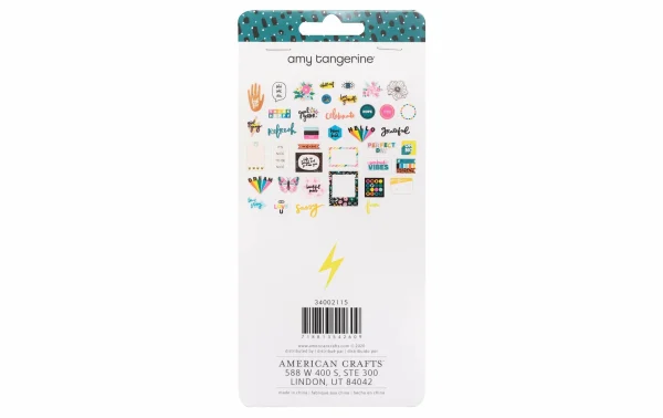 Promo 🧨 American Crafts Étiquette Pour Cadeau Amy Tangerine 40 Pièces, Multicolore – Emballage Cadeau ✔️ 3