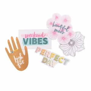 Promo 🧨 American Crafts Étiquette Pour Cadeau Amy Tangerine 40 Pièces, Multicolore – Emballage Cadeau ✔️ 9