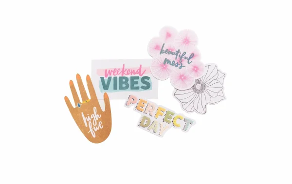 Promo 🧨 American Crafts Étiquette Pour Cadeau Amy Tangerine 40 Pièces, Multicolore – Emballage Cadeau ✔️ 4