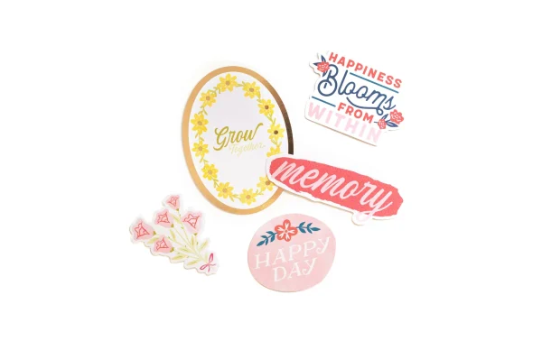 Grosses soldes 😀 American Crafts Étiquette Pour Cadeau Paige Evans 40 Pièces, Multicolore – Emballage Cadeau 🎁 3