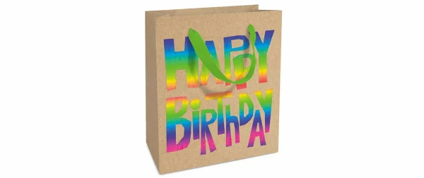 Top 10 🔥 Braun + Company Sac Cadeau Rainbow 🥳 Birthday 18 X 21 X 8 Cm, Multicolore – Emballage Cadeau 🎉 1