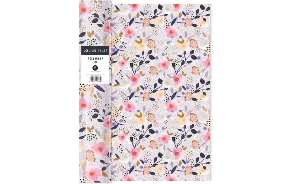 Bon marché ✔️ Cart Papier Cadeau Pink Floral 1 Rouleau, 70 Cm X 3m – Emballage Cadeau ⌛ 1