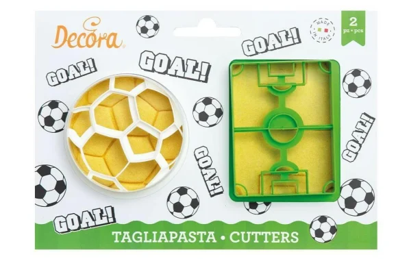 Sortie ❤️ Decora Kits D’emporte-pièces 2 Pièces, Ballon De Foot – Emporte-pièce 🔥 1