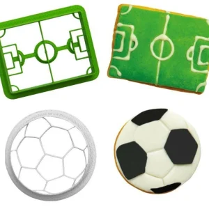 Sortie ❤️ Decora Kits D’emporte-pièces 2 Pièces, Ballon De Foot – Emporte-pièce 🔥 7