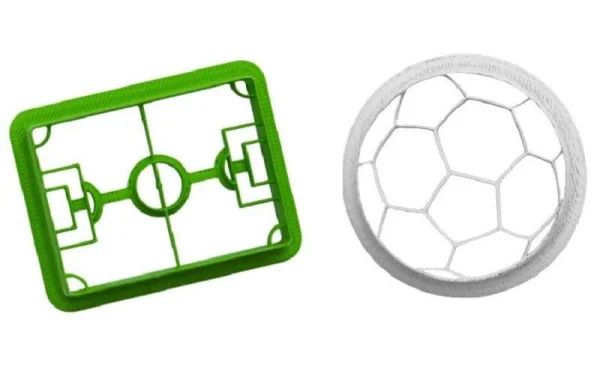 Sortie ❤️ Decora Kits D’emporte-pièces 2 Pièces, Ballon De Foot – Emporte-pièce 🔥 4