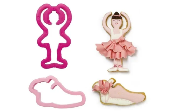 Tout neuf 🔥 Decora Kits D’emporte-pièces 2 Pièces, Ballerine – Emporte-pièce ❤️ 3