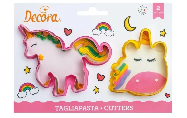 Meilleure affaire 😀 Decora Kits D’emporte-pièces 2 Pièces, Licorne – Emporte-pièce 💯 1
