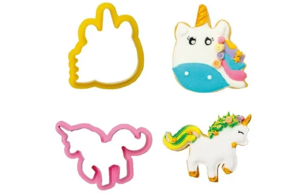 Meilleure affaire 😀 Decora Kits D’emporte-pièces 2 Pièces, Licorne – Emporte-pièce 💯 3