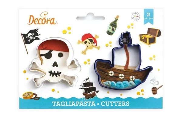 Meilleure affaire ✨ Decora Kits D’emporte-pièces 2 Pièces, Set De Pirates N° 2 – Emporte-pièce 🎉 1