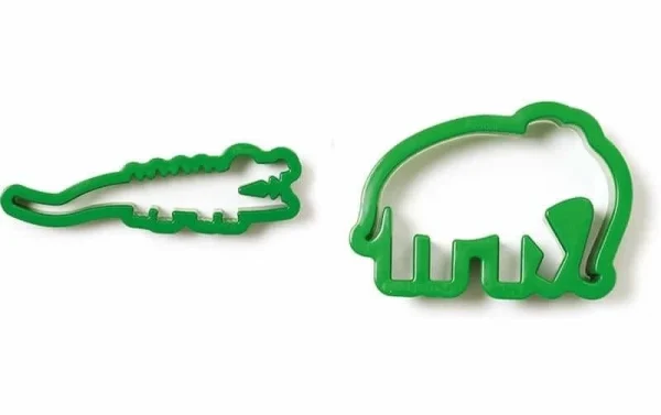 Le moins cher 🎁 Decora Kits D’emporte-pièces Mini 2 Pièces, Crocodile Et éléphant – Emporte-pièce 👍 3