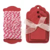 Offres 🤩 Glorex Étiquette Pour Cadeau Étiquette, Rouge – Emballage Cadeau 💯 5