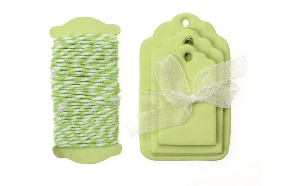 Meilleur prix 🎁 Glorex Étiquette Pour Cadeau Etiquette, Vert Clair – Emballage Cadeau ✨ 1