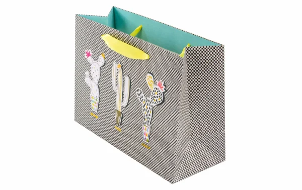 Tout neuf 🌟 Goldbuch Sac Cadeau Cactus Multicolore – Emballage Cadeau ✔️ 1
