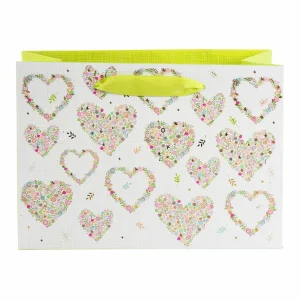 Coupon ✔️ Goldbuch Sac Cadeau Flowers In The Heart Multicolore – Emballage Cadeau 😉 6
