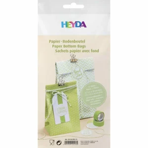 De gros 😍 Heyda Sac En Papier 12 Pièces Vert – Emballage Cadeau ❤️ 7